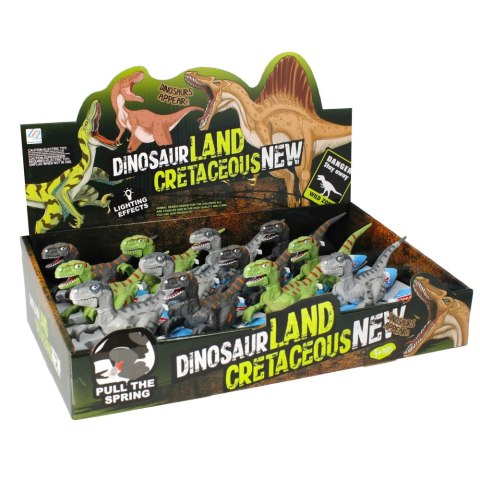 Zabawka nakręcana świecąca Dinozaur MEGA CREATIVE 503602
