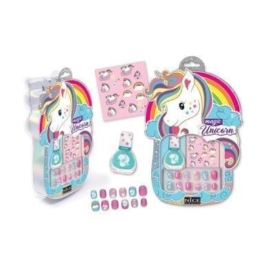 Zestaw piękności paznokcie lakier Jednorożec RUSSEL N 2806