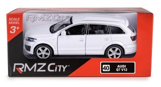 Auto osobowe metalowe 16x7x7 Audi Q7 V12 biały DAFFI K-969 .