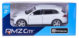 -Auto osobowe metalowe Porsche Cayenne białe DAFFI K-967