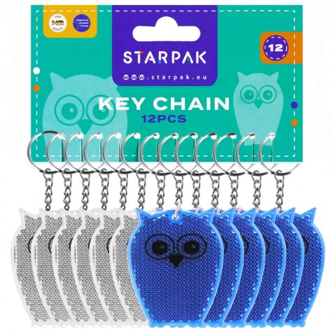 Brelok odblaskowy 7cm Sowa A 12 STARPAK 517215