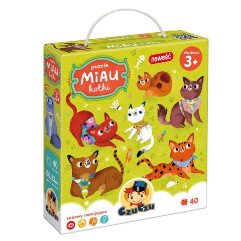 CZUCZU PUZZLE MIAU KOTKI 40EL