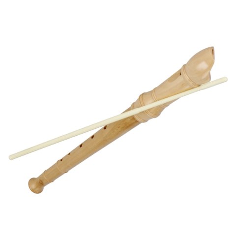 Flet drewniany prosty 8 otworów 1 STARPAK 515288