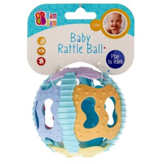 Gumowa kula z dźwiękiem pastel BAM BAM 515078