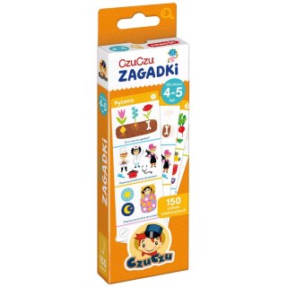 KARTY EDUK ZAGADKI CZUCZU 4-5 LAT