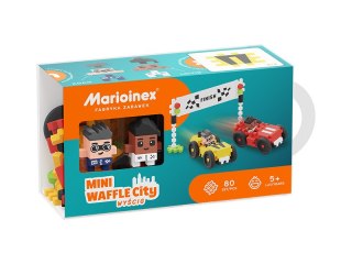 Klocki konstrukcyjne Mini Waffle 80 elementów City Wyścig MARIOINEX 903179