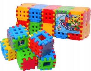 Klocki konstrukcyjne wafle 120el Adusie FOL CZAKO 409557