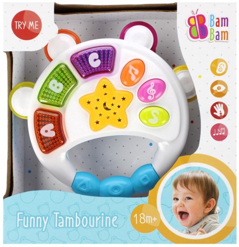 Muzyczny tamburynek BAM BAM 515006