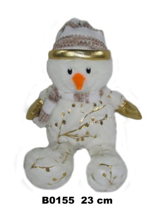 PLUSZAK BN BALWAN 33CM SIEDZACY W CZAPCE I SZAL