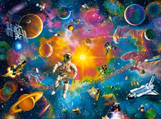 Puzzle 2000 el. Man in Space CASTORLAND C-200849