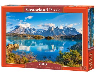 Puzzle 500 el. Torres Del Paine, Patagonia, Chile CASTORLAND B-53698