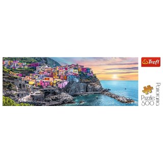 Puzzle 500 elementów Vernazza o zachodzie Panorama TREFL 29516 TR