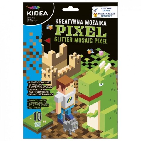Zestaw kreatywny Mozaika Pixel KIDEA KM0PKA
