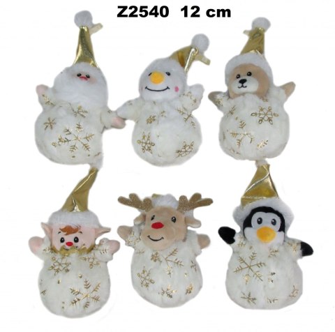 Zwierzęta świąteczne 12cm SUN-DAY Z2540