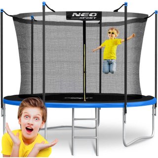 Trampolina ogrodowa 10ft/312cm z siatką wewnętrzną i drabinką Neo-Sport