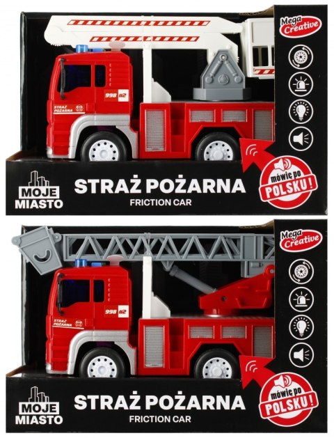 Auto Straż Pożarna Moje Miasto Polska Wersja MEGA CREATIVE 522135