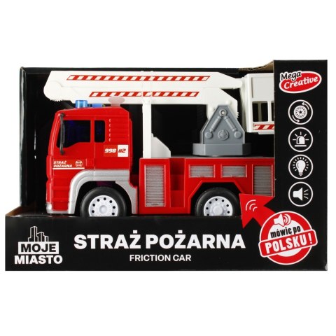 Auto Straż Pożarna Moje Miasto Polska Wersja MEGA CREATIVE 522135