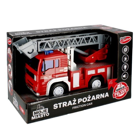 Auto Straż Pożarna Moje Miasto Polska Wersja MEGA CREATIVE 522135