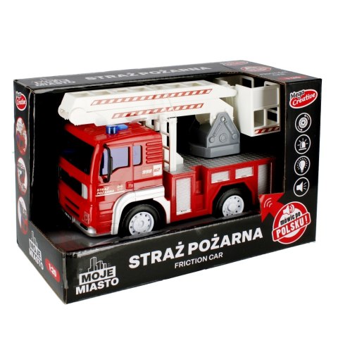 Auto Straż Pożarna Moje Miasto Polska Wersja MEGA CREATIVE 522135