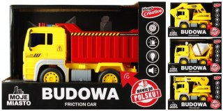Auto ciężarowe budowlane Moje Miasto Polska Wersja MEGA CREATIVE 522134