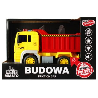 Auto ciężarowe budowlane Moje Miasto Polska Wersja MEGA CREATIVE 522134