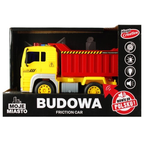 Auto ciężarowe budowlane Moje Miasto Polska Wersja MEGA CREATIVE 522134