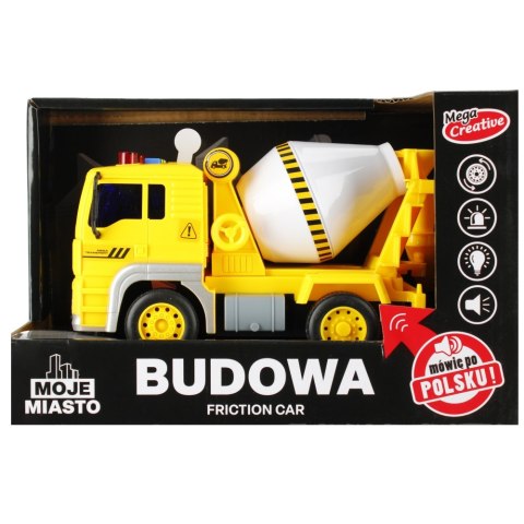 Auto ciężarowe budowlane Moje Miasto Polska Wersja MEGA CREATIVE 522134