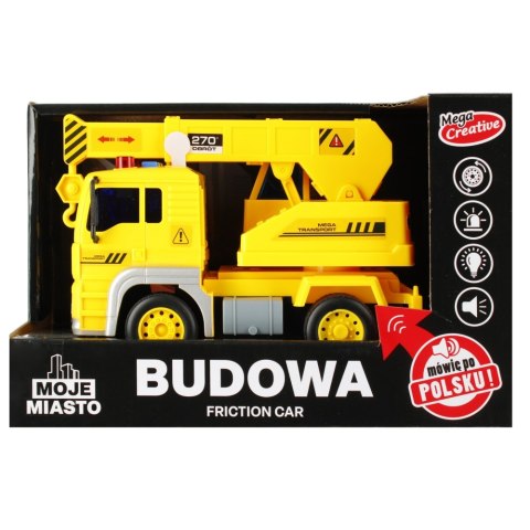 Auto ciężarowe budowlane Moje Miasto Polska Wersja MEGA CREATIVE 522134