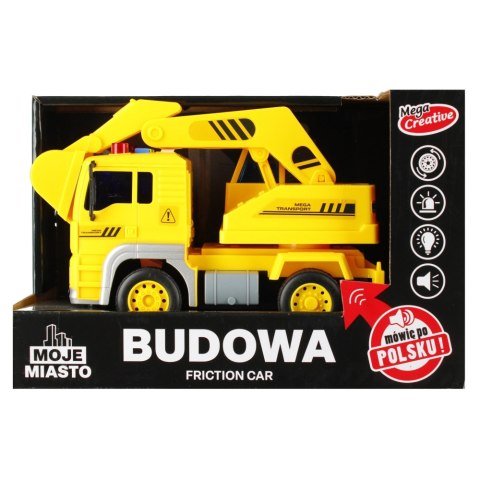 Auto ciężarowe budowlane Moje Miasto Polska Wersja MEGA CREATIVE 522134