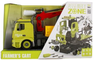 Auto ciężarowe do skręcania na baterie Dźwig MEGA CREATIVE 523893