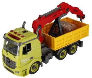 Auto ciężarowe do skręcania na baterie Dźwig MEGA CREATIVE 523893
