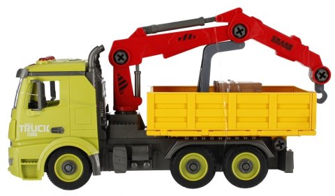 Auto ciężarowe do skręcania na baterie Dźwig MEGA CREATIVE 523893