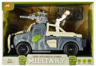 Auto wojskowe z akcesoriami MEGA CREATIVE 523467