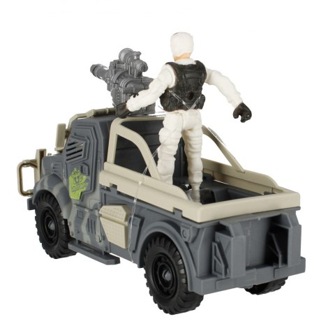 Auto wojskowe z akcesoriami MEGA CREATIVE 523467