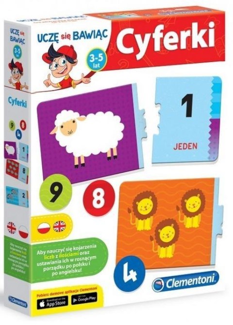 Clementoni Gra edukacyjna Cyferki 50767