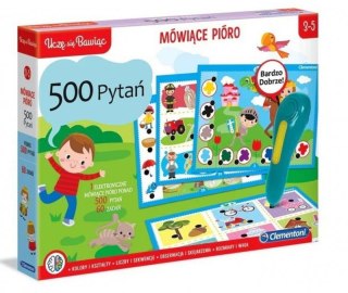 Clementoni Gra edukacyjna Mówiące Pióro 500 pytań 50782