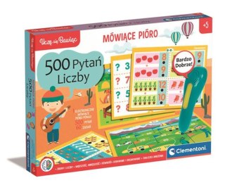Clementoni Gra edukacyjna Mówiące Pióro 500 pytań Liczby PUD 50783