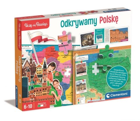 Clementoni Gra edukacyjna Odkrywany Polskę 50776