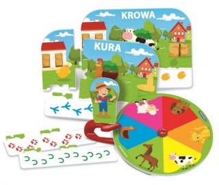 Clementoni Gra edukacyjna Zwierzęta na farmie 3-5 lat 50768