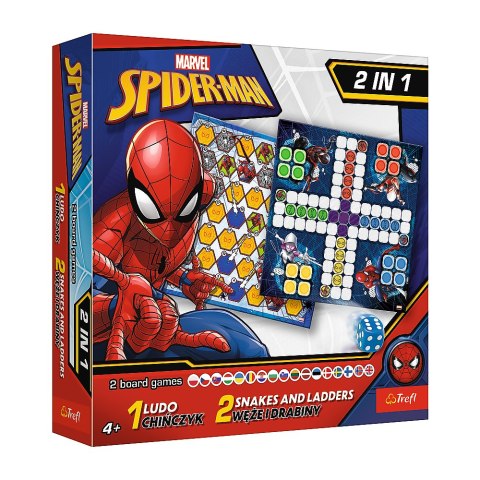 Gra Chińczyk 2W1 Spider-Man TREFL 02419 TR