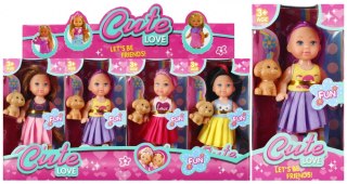 Lalka 12cm akcesoria Piesek mix MEGA CREATIVE 523044