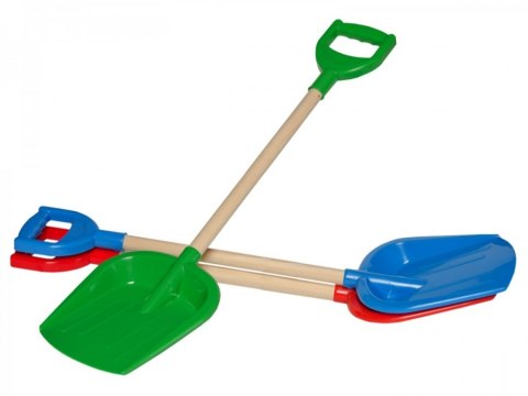 Łopatka do piasku plast/drew 75cm kolor MAKSIK TEH2902