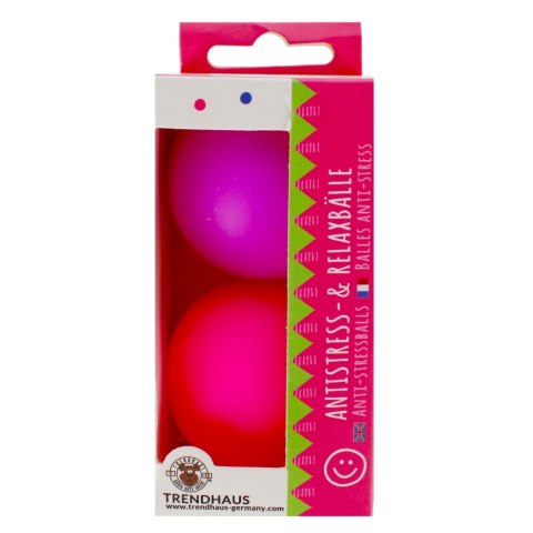 Piłka antystresowa 4cm kol 2szt WB TRENDHAUS 959140 TRE