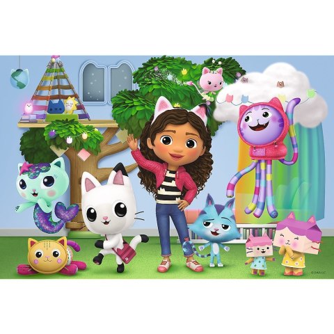 Puzzle 100 elementów Koci Domek Gabi TREFL 16464 TR