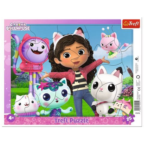 Puzzle 25 elementów Poznaj Gabi TREFL 31415 TREF