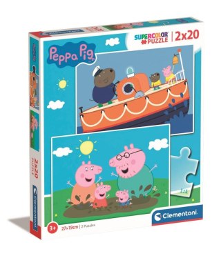 Puzzle Clementoni 2x20 elementów Peppa Pig 24797
