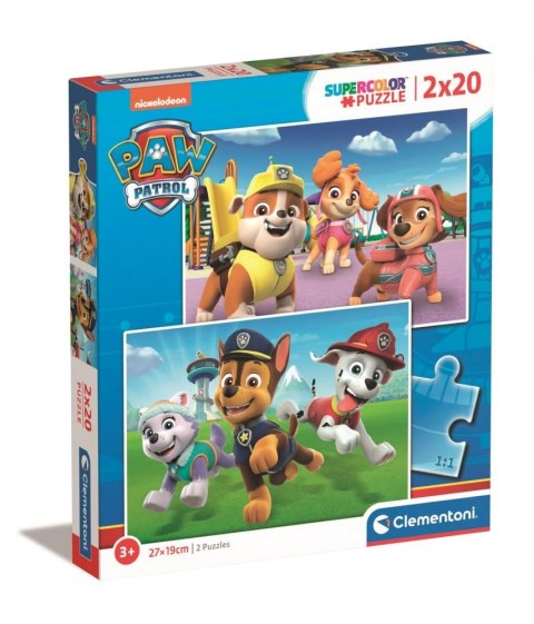 Puzzle Clementoni 2x20 elementów Psi Patrol 24800