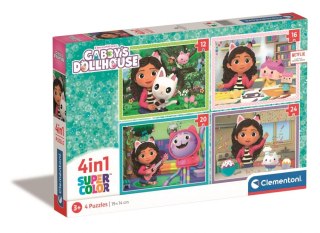 Puzzle Clementoni 4w1 Gabys Dollhouse 21524