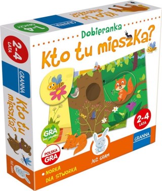 Układanka edukacyjna Kto tu mieszka GRANNA 4281