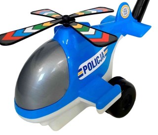 ZABAWKA DO PCHANIA HELIKOPTER POLICJA 50CM